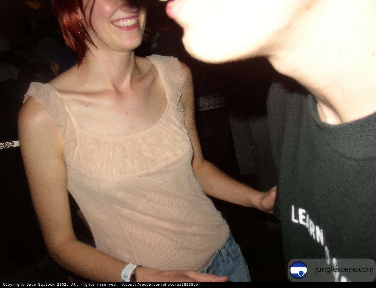 Redheaded Woman in Casual Clothes