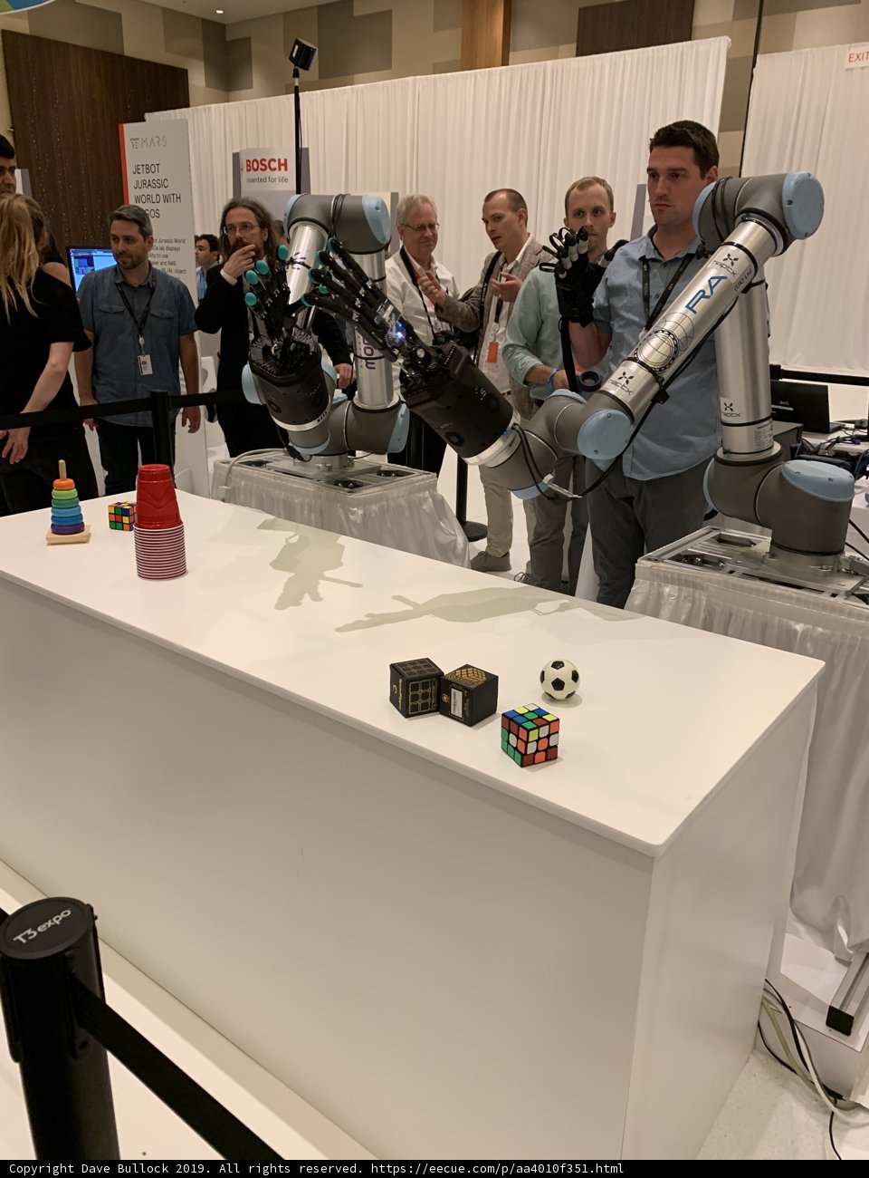 Group Observing Robot at Aria Resort & Casino