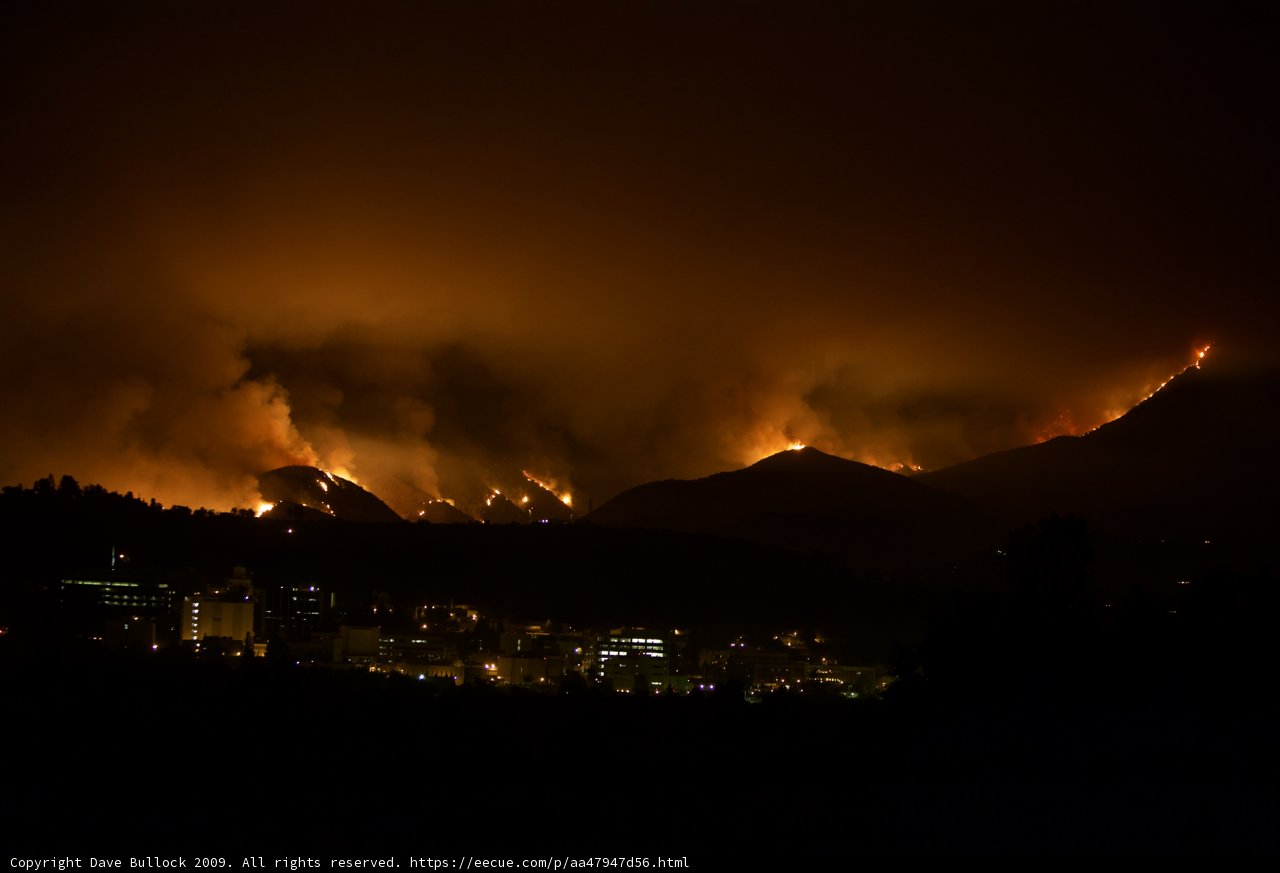 Flames on the Mountain