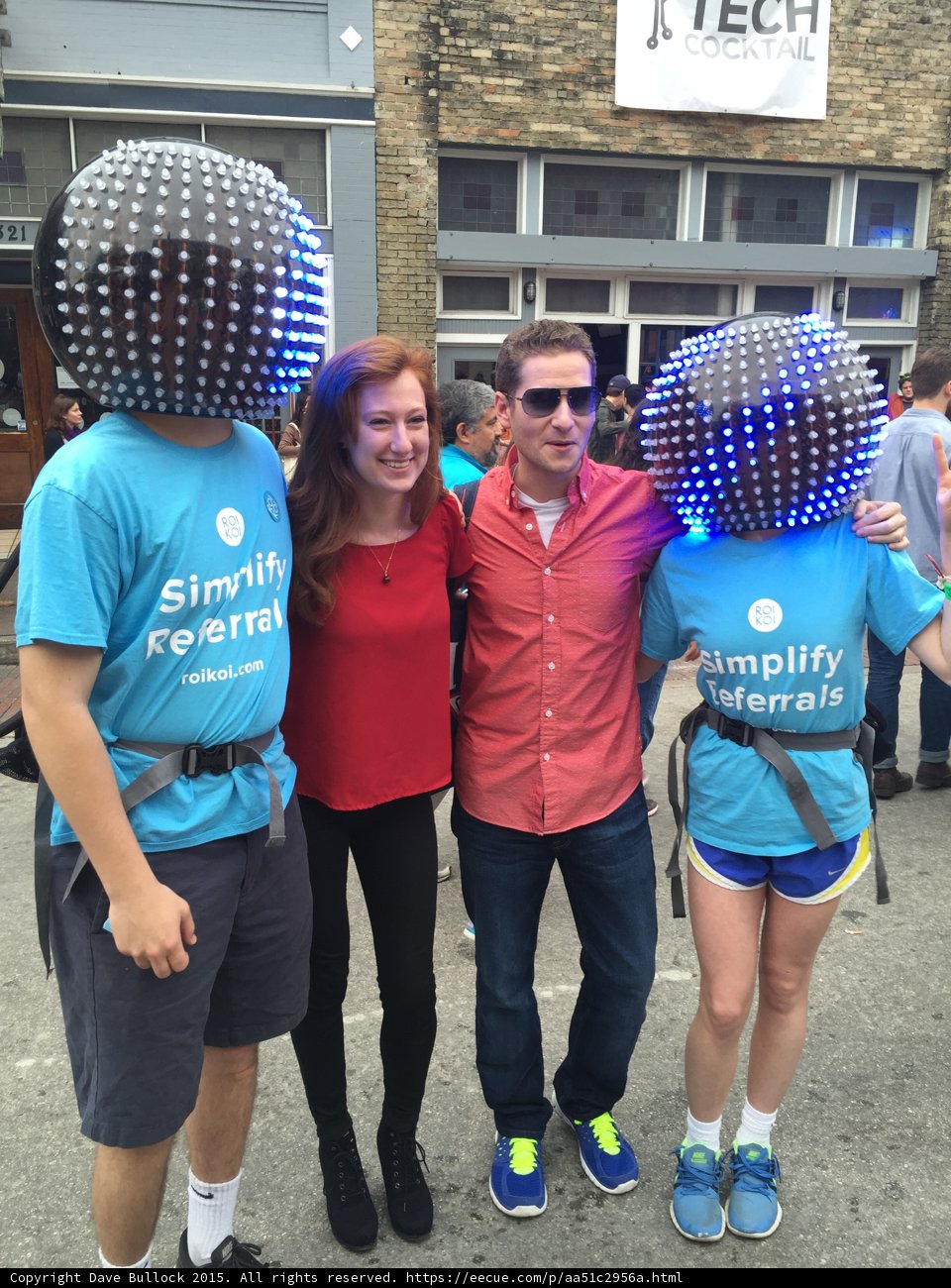 SXSW Street Marketing with LED Helmets