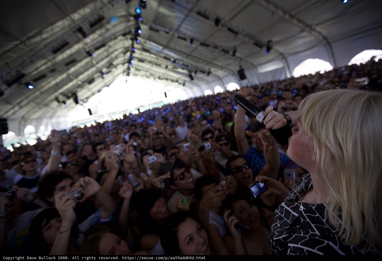 Woman Takes the Stage at Coachella