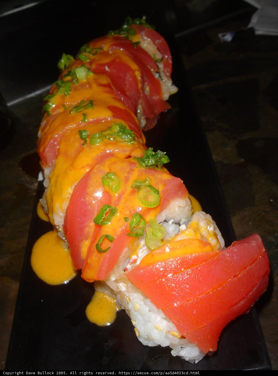 Sushi Roll with Fresh Vegetables