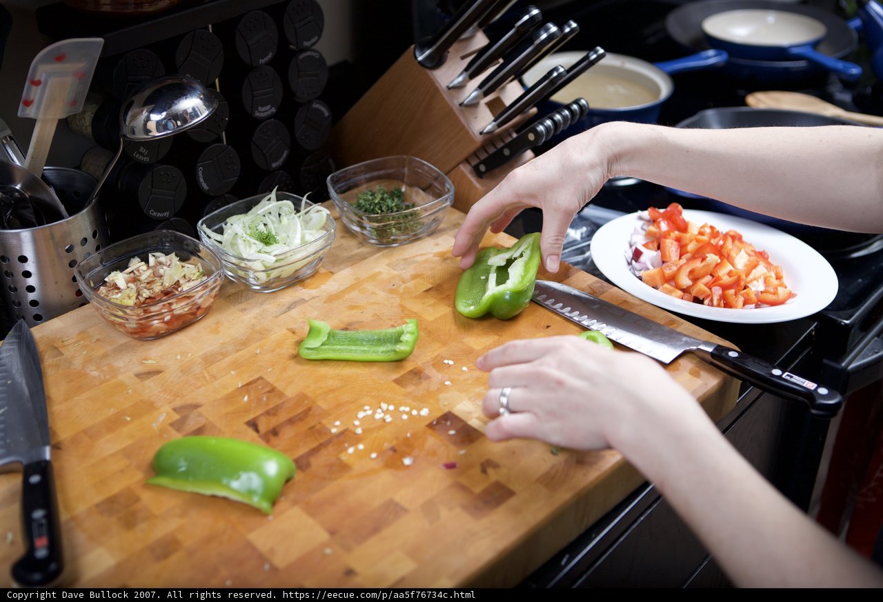 Kitchen Knives at Work