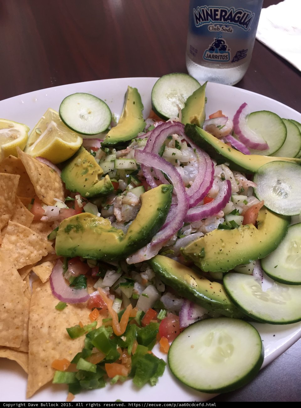 Ceviche Platter Close-up