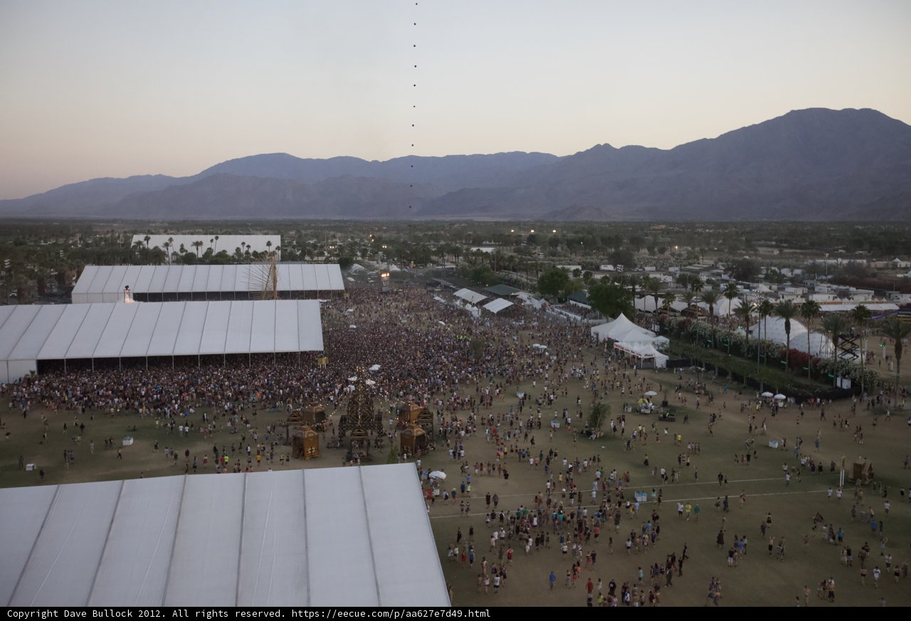 Coachella 2012: A Bird's Eye View of the Massive Music Festival Crowd