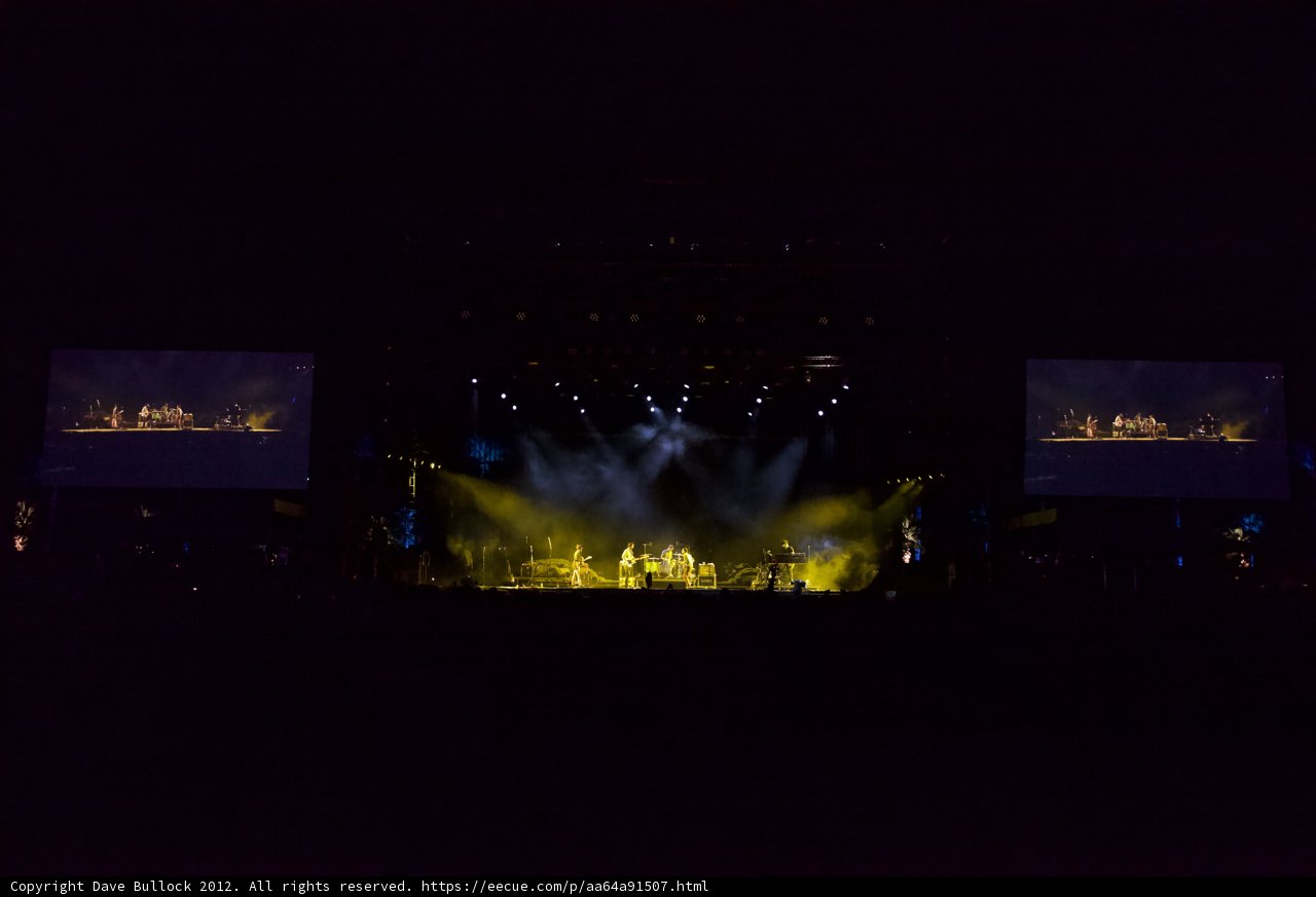 Coachella 2012 Rock Concert with Stunning Lighting Display