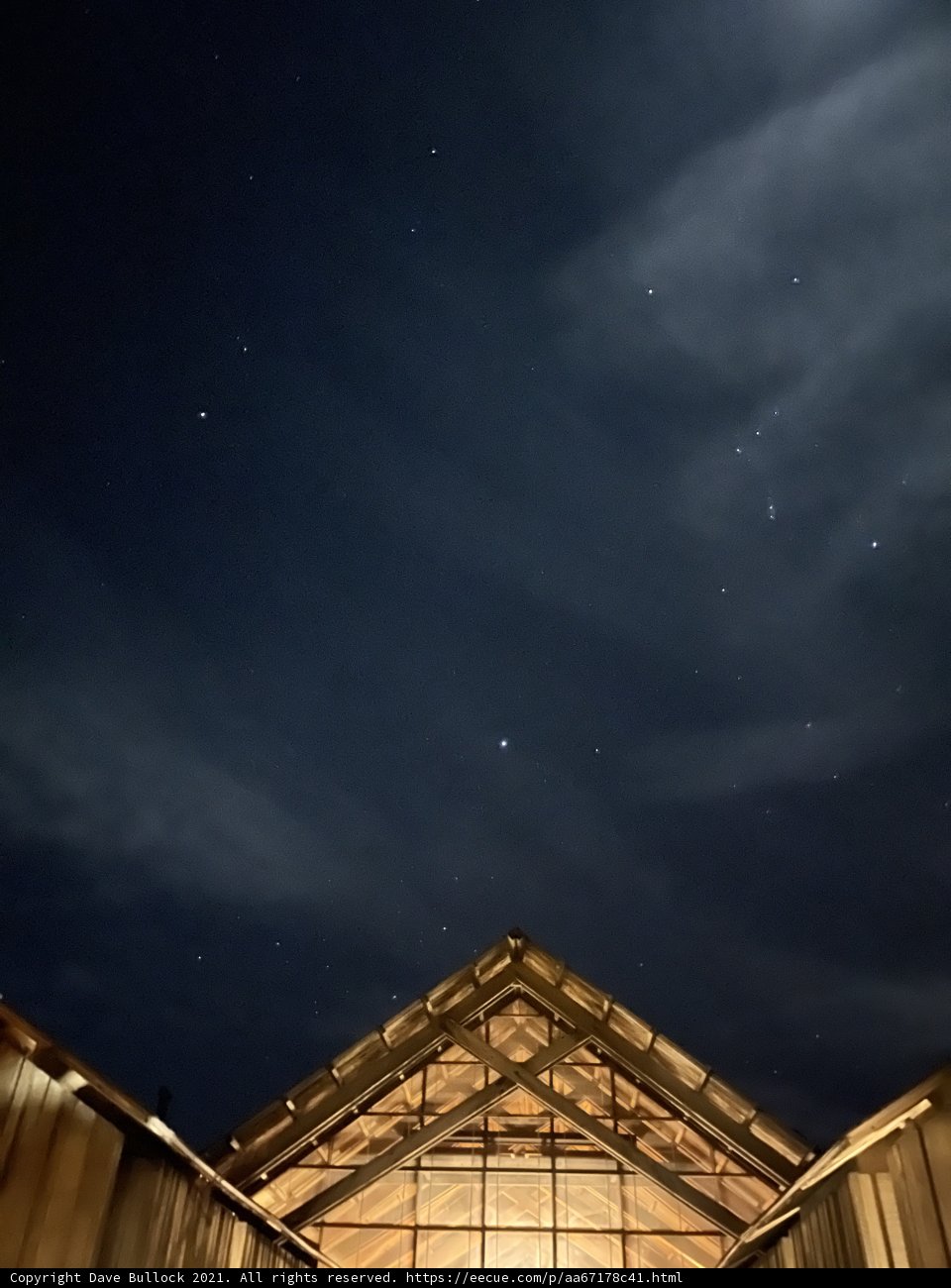 Starry Night at the Jenner Barn