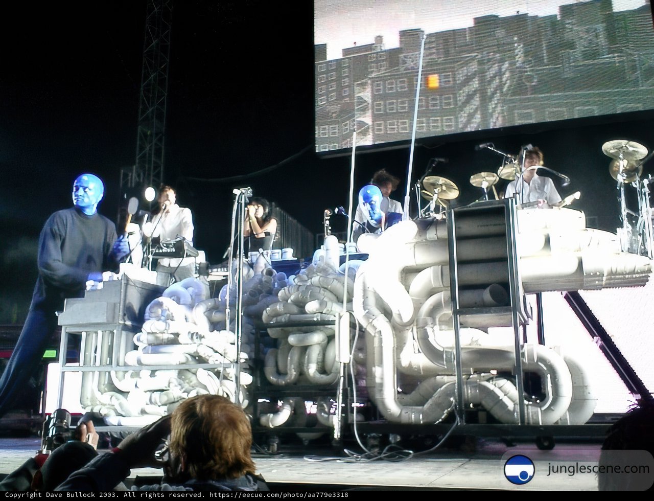 Blue Man Group's Electrifying Performance at Coachella