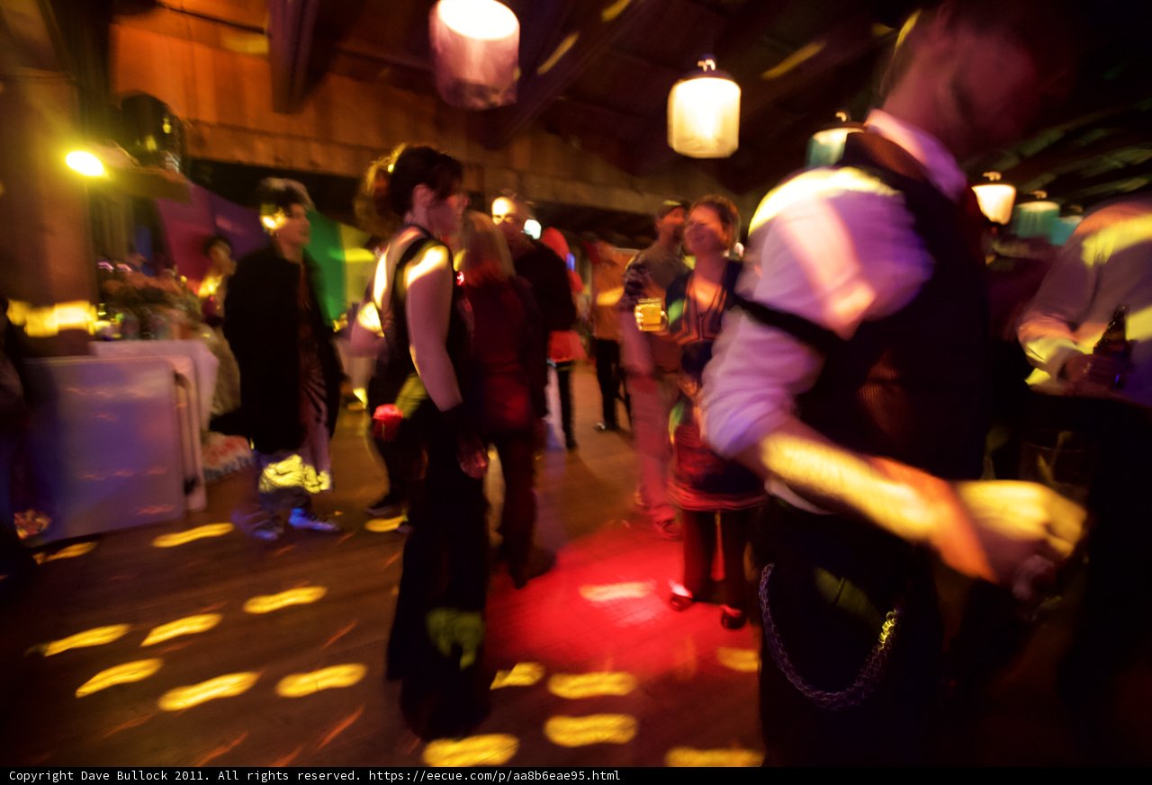 Partygoers light up the Night Club