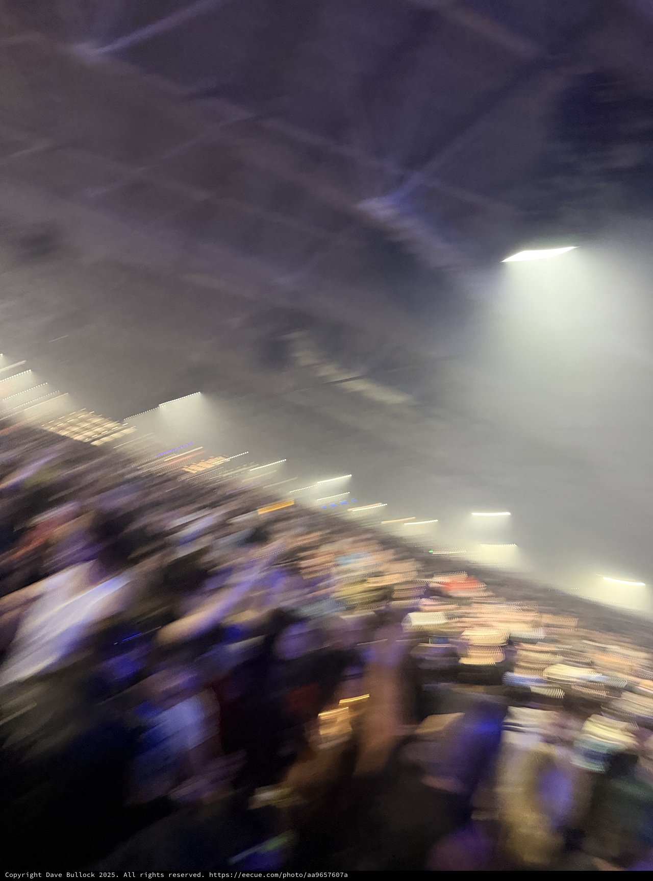 Motion Blur at Electronic Music Concert Night