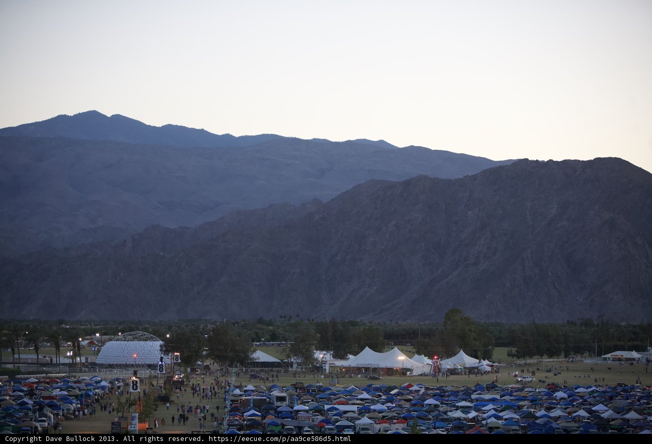 Camping and Cars at Coachella