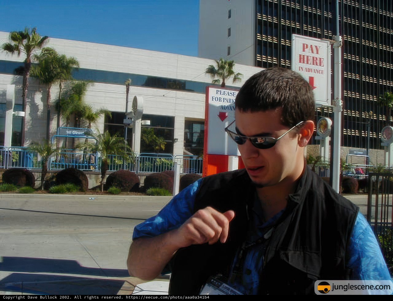 Cool Dave B rocking shades