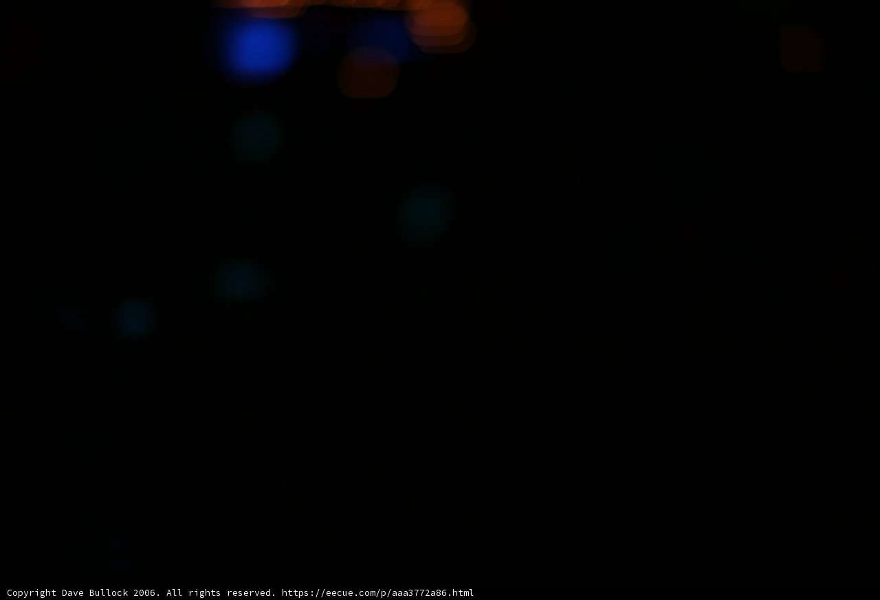 Blurry Night Street