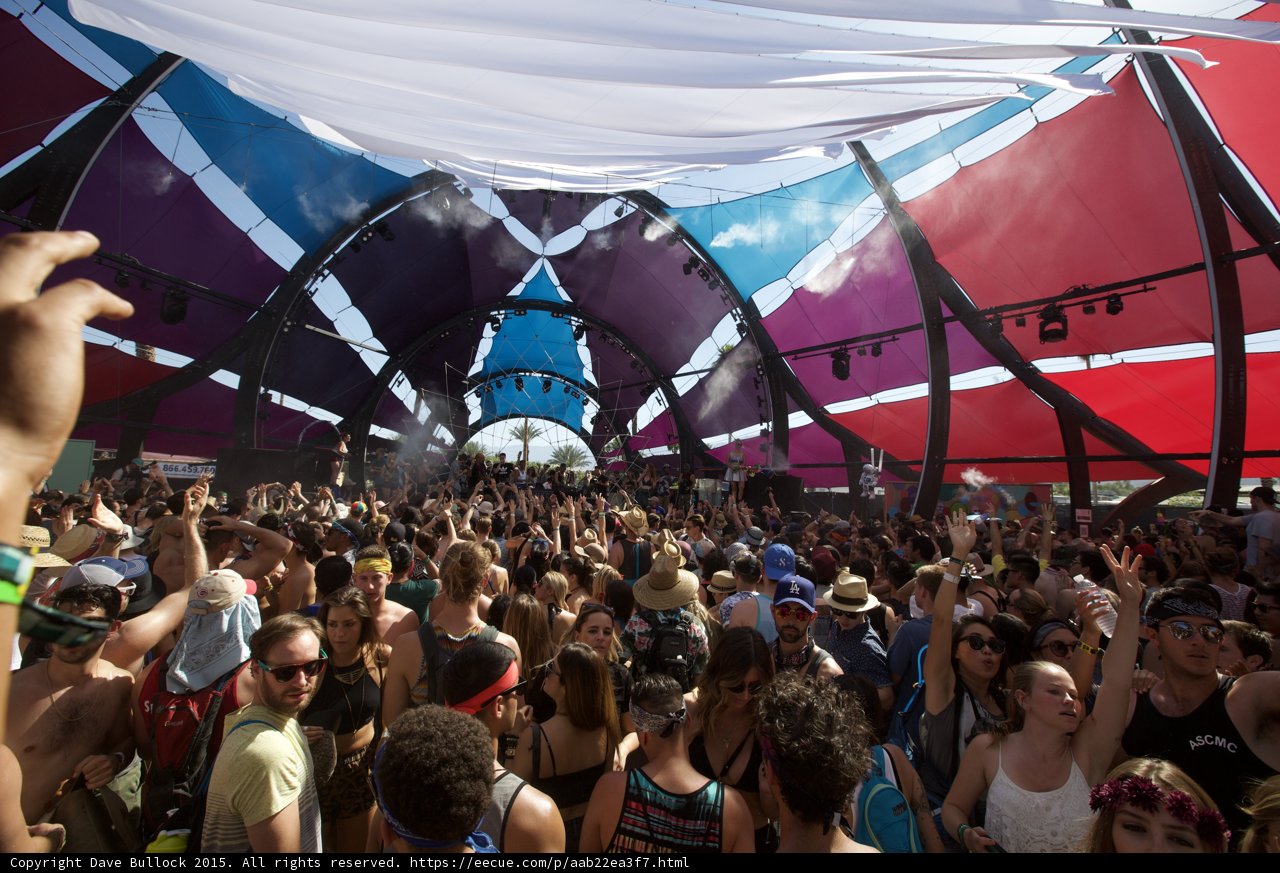 Grooving with the Crowd at Coachella Music Festival