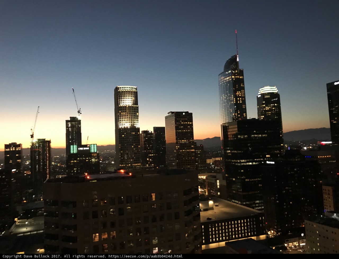 Cityscape at Dusk