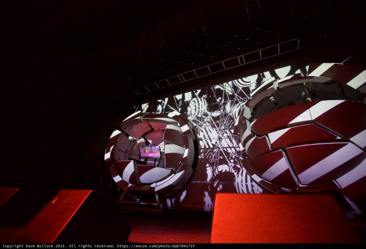 A Futuristic Planetarium Stage