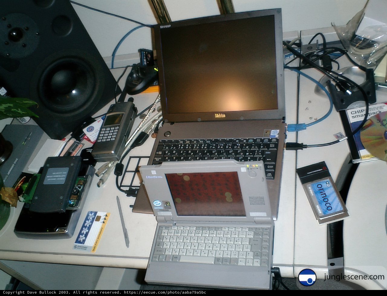 Laptop set up for productivity