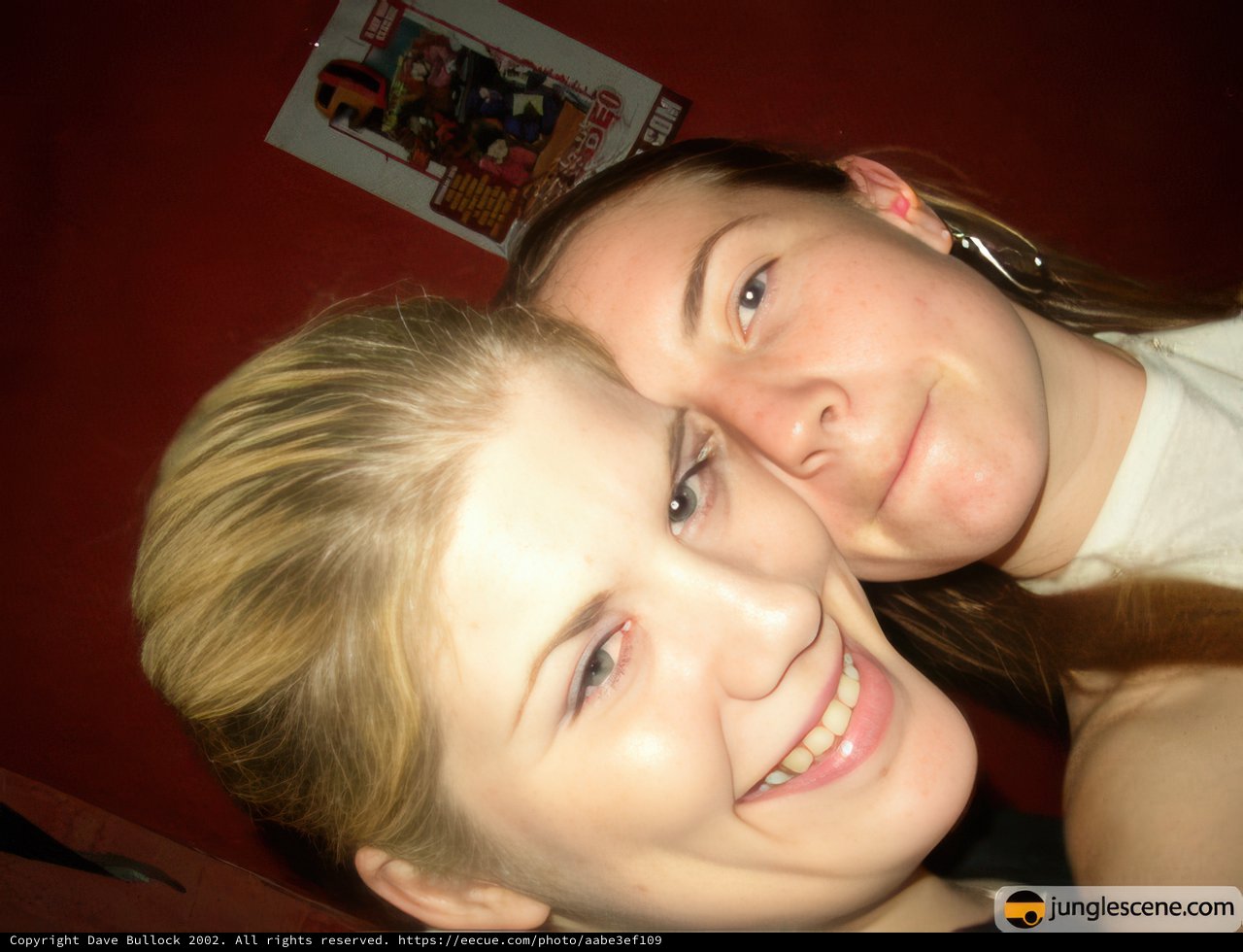 Two Women Captured in a Perfect Selfie Moment
