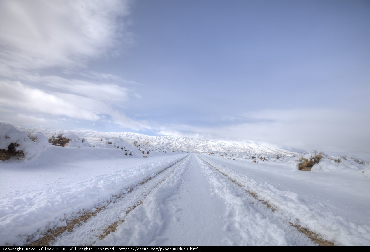 Winter Wonderland in the Desert