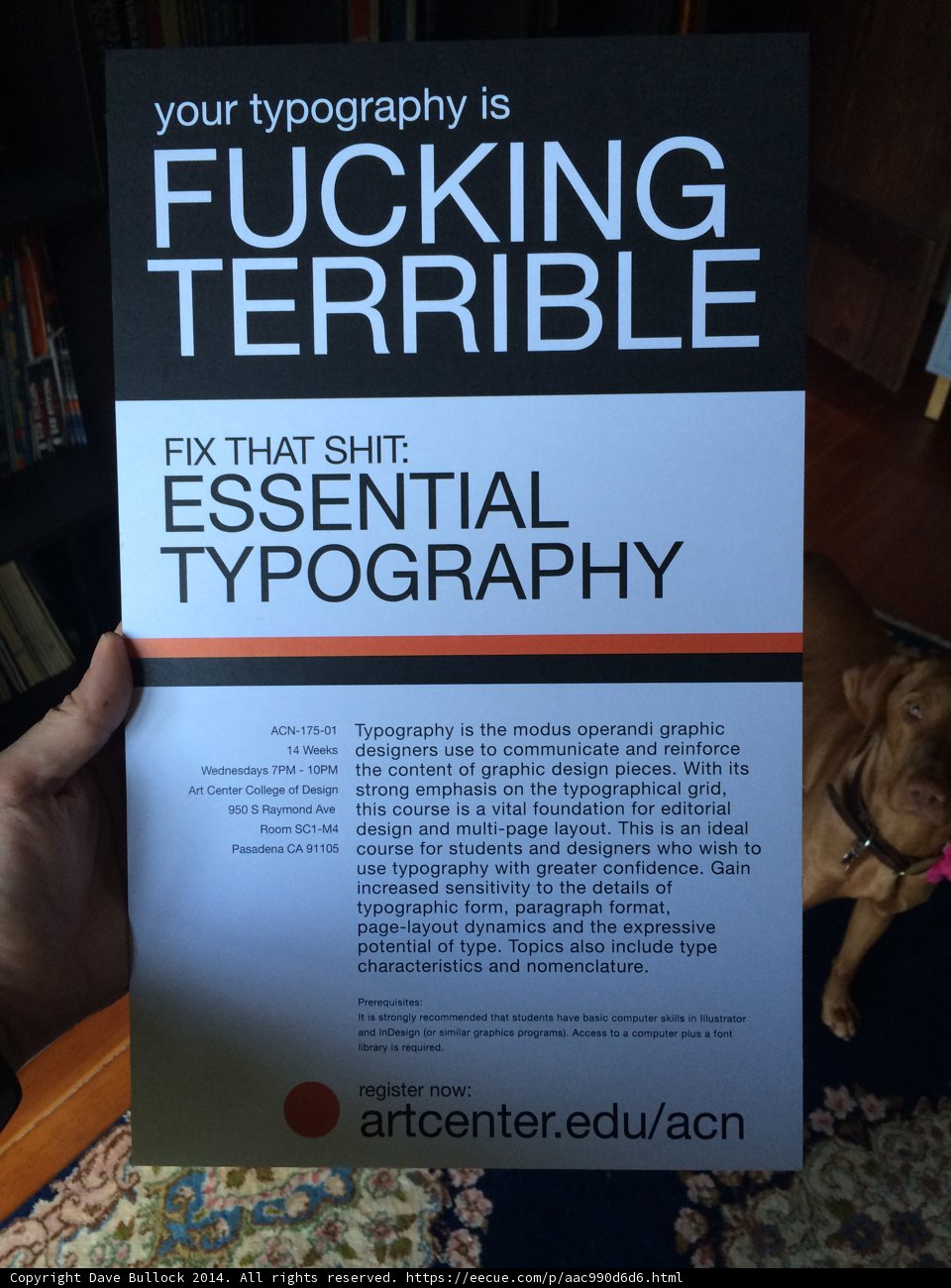 Your Typography is F*ing Terrible Poster