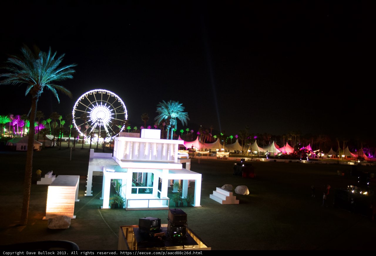 Night Fun at the Coachella Ferris Wheel