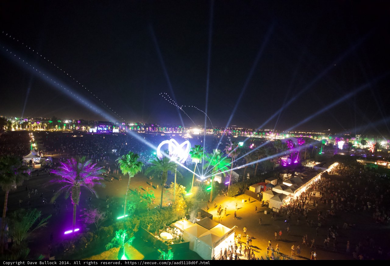 A Sea of Lights at Coachella