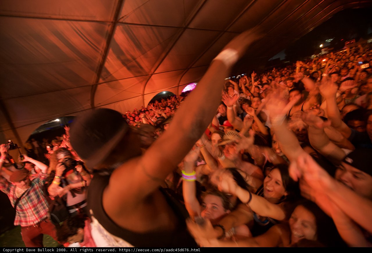 High-energy Crowd at Coachella Music Festival