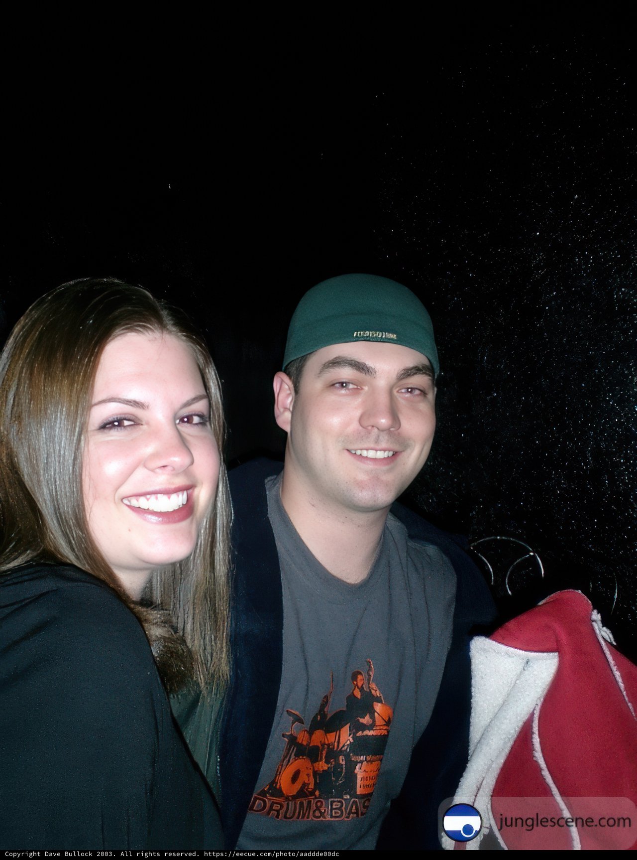 Couple Poses for a Nighttime Portrait