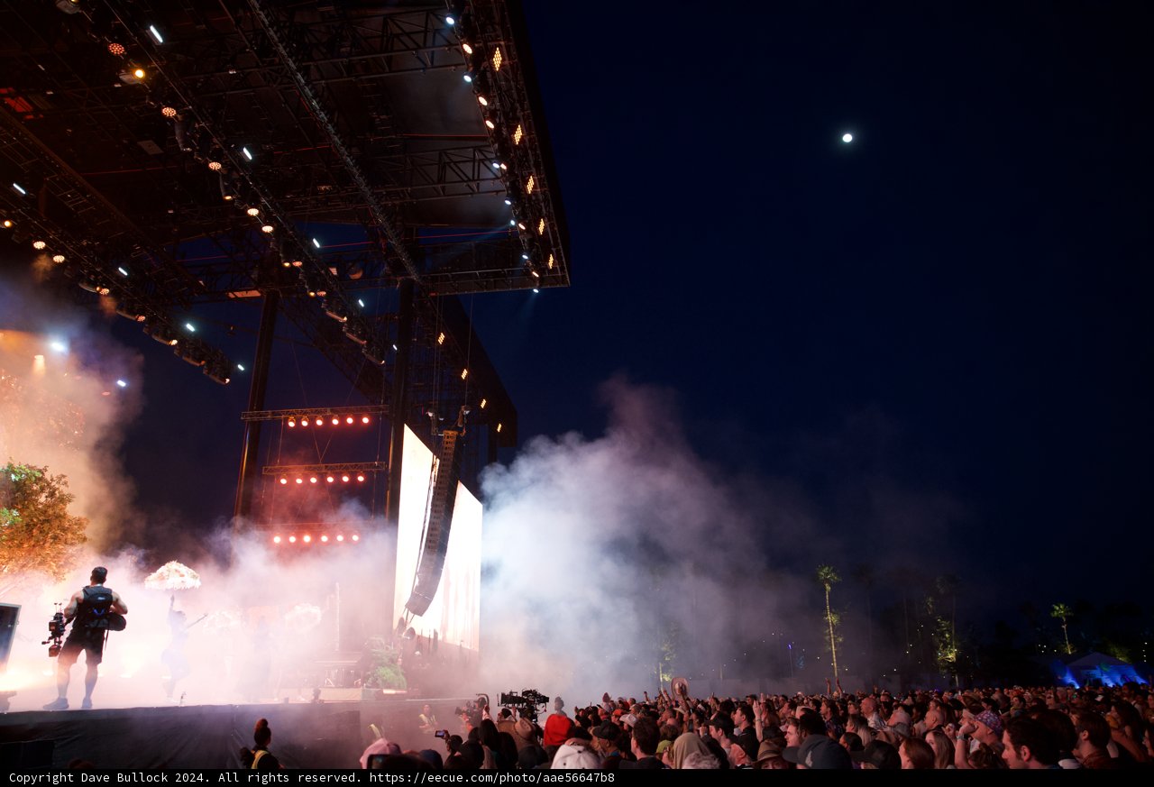 Energetic Night Under the Stars at Coachella 2024