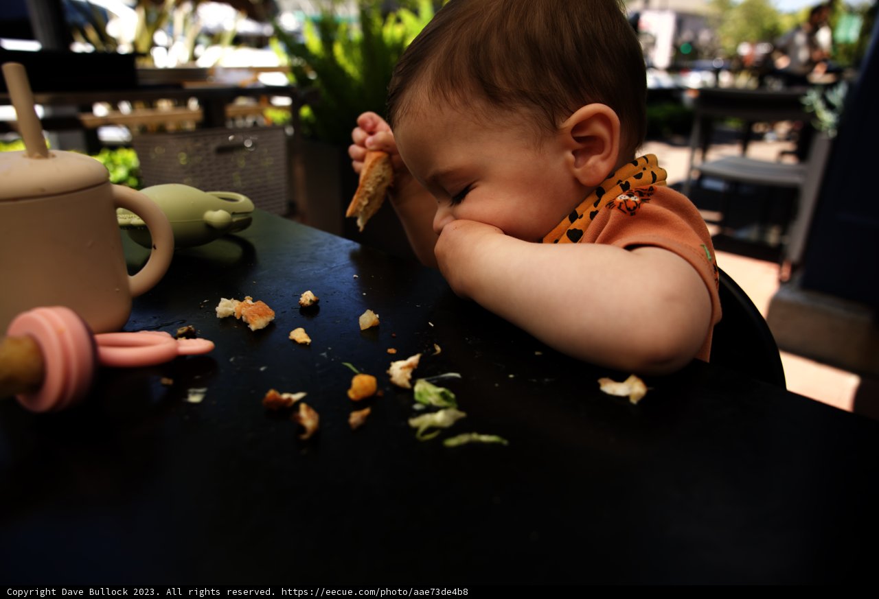 Wesley's First Taste of Dessert