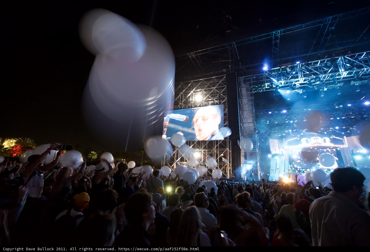 Balloon frenzy at Coachella 2011