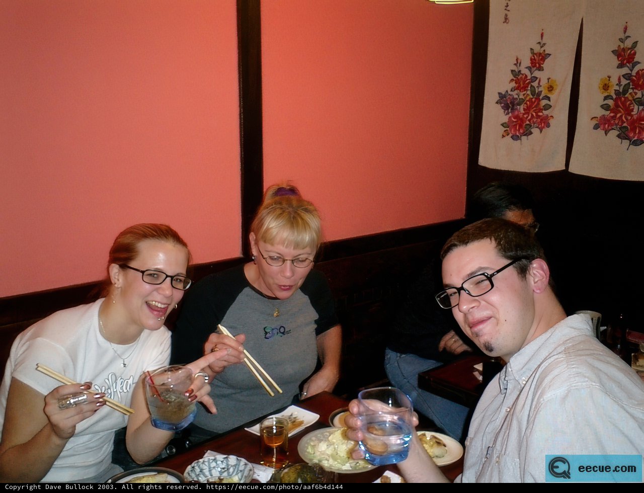 Chopsticks at a Busy Restaurant