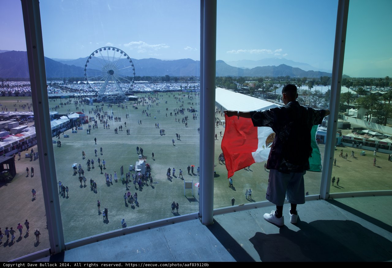 Elevated Festival Vibes: A Panoramic View from Above