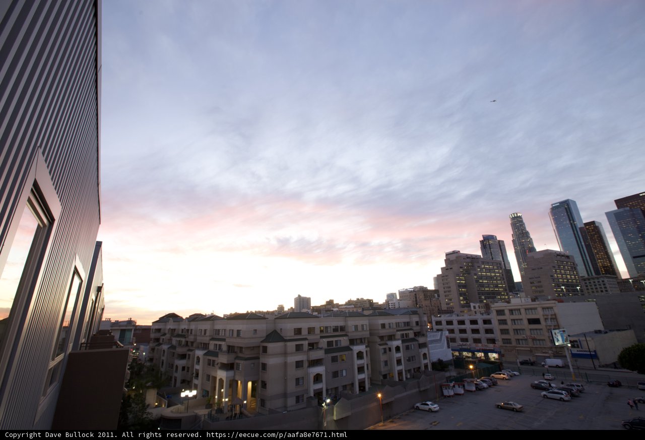 Sunset Over the Urban Metropolis