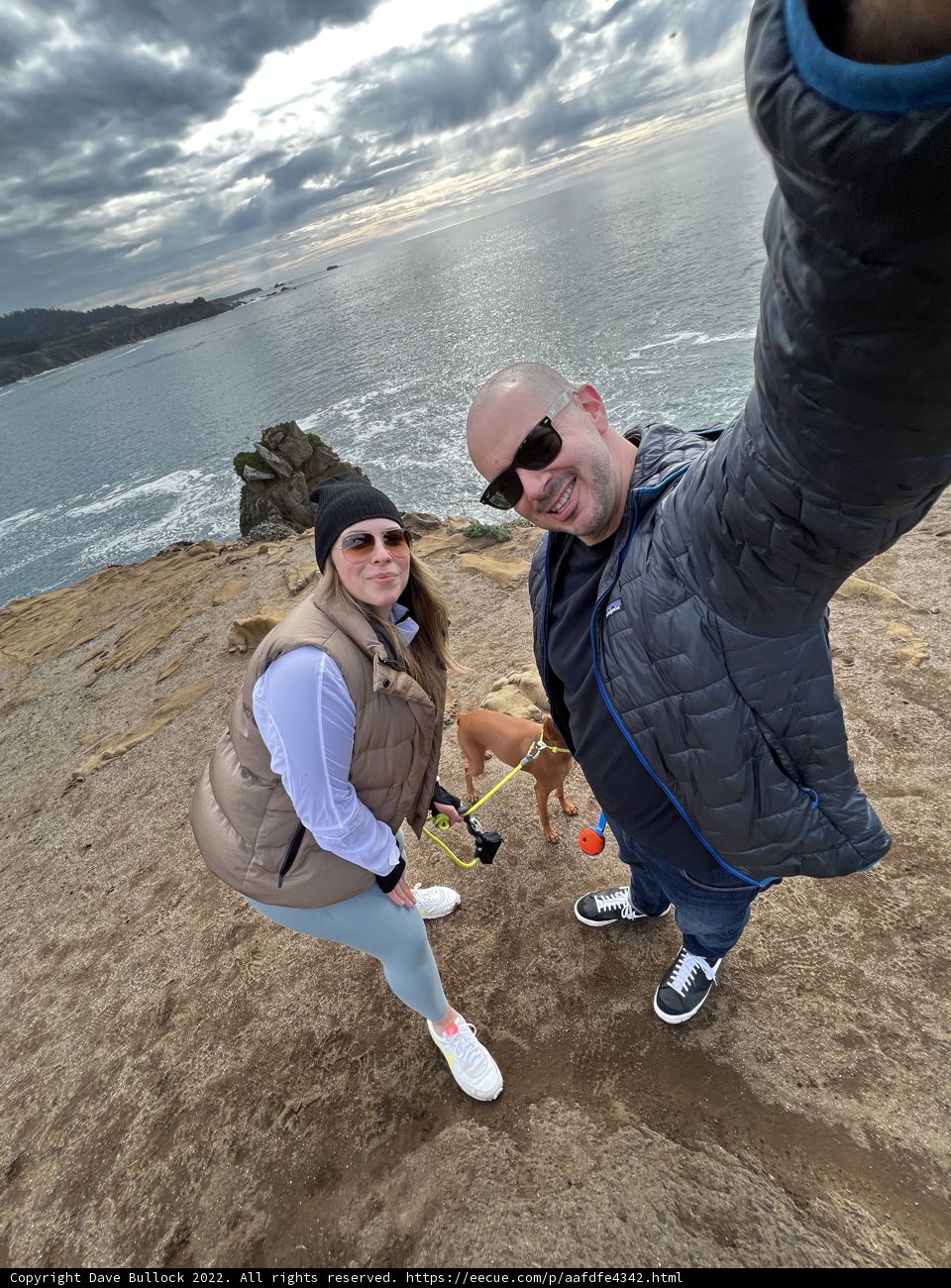 Cliffside Selfie with Dave and Lori