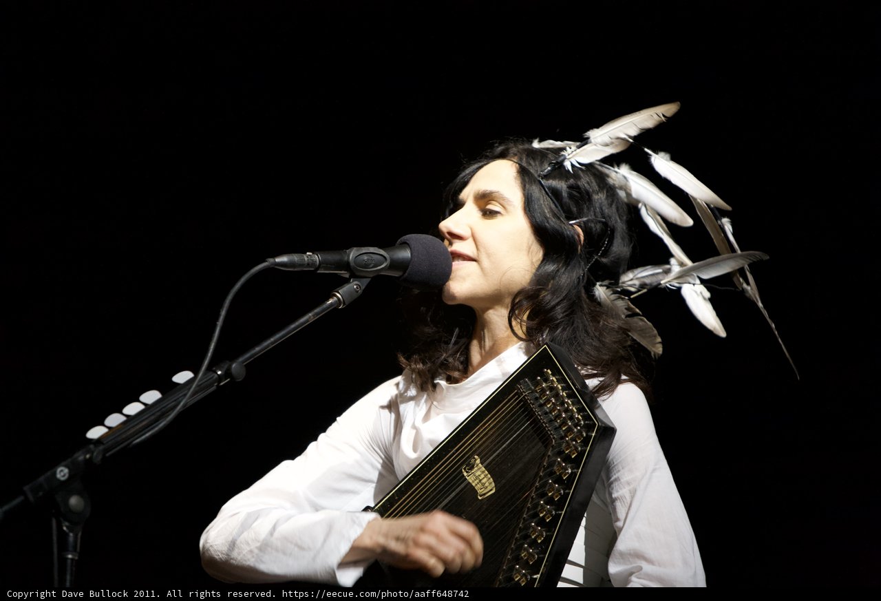 PJ Harvey's Feathered Performance