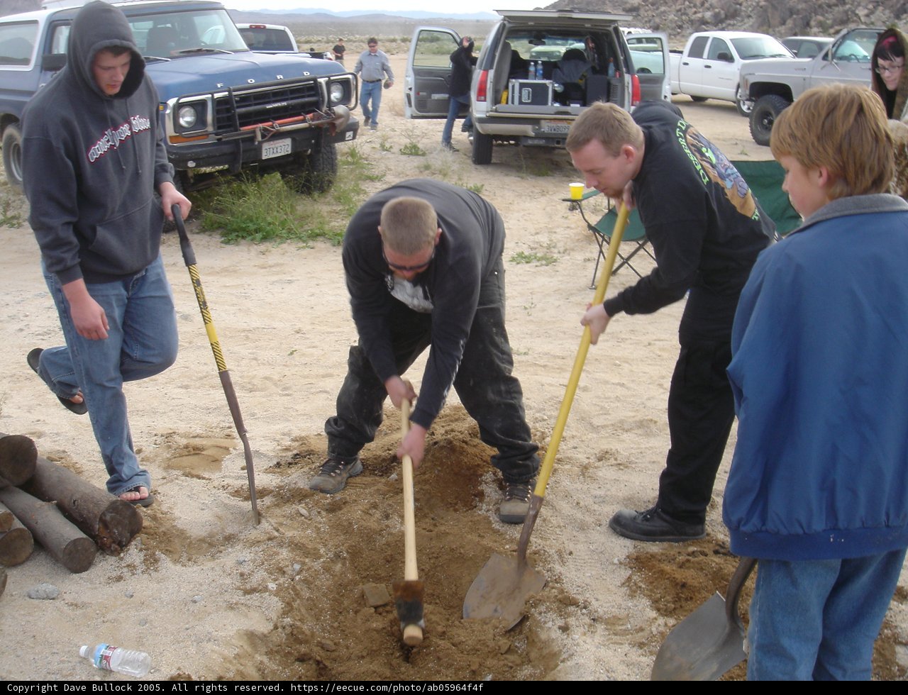 Digging in the Sand