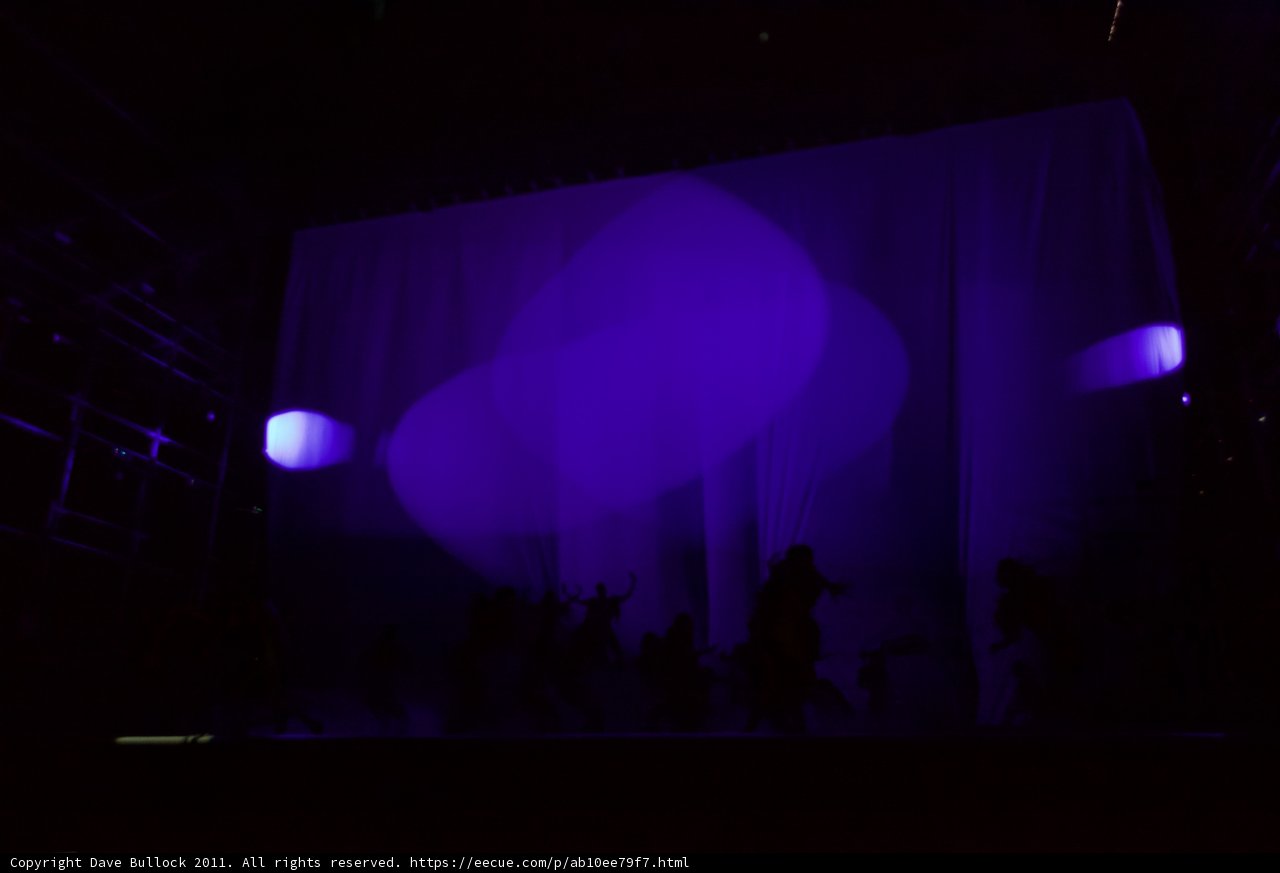 Dancing Under the Purple Glow