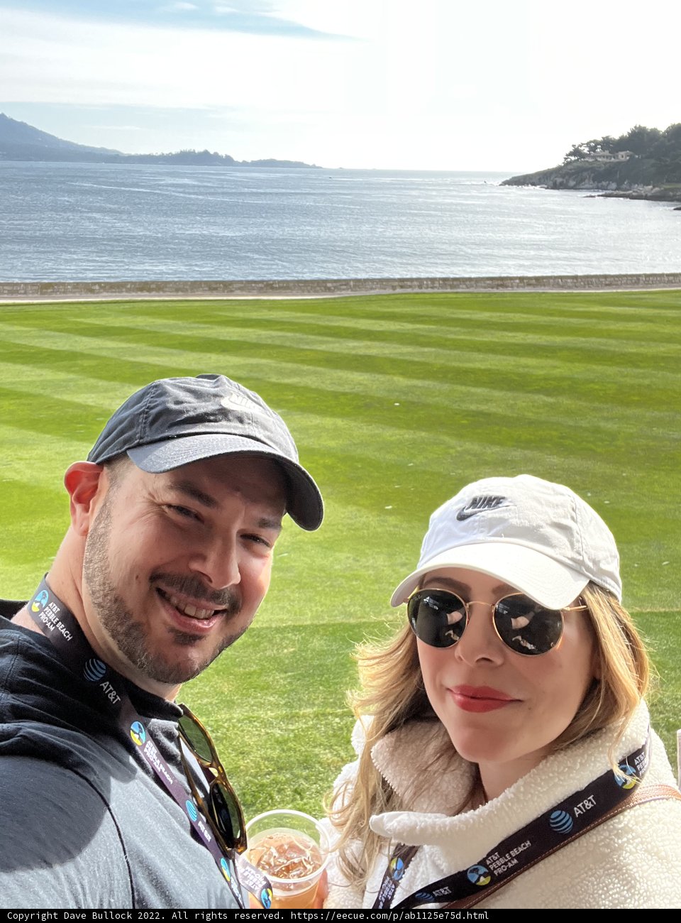 Selfie Time at Pebble Beach Golf Course