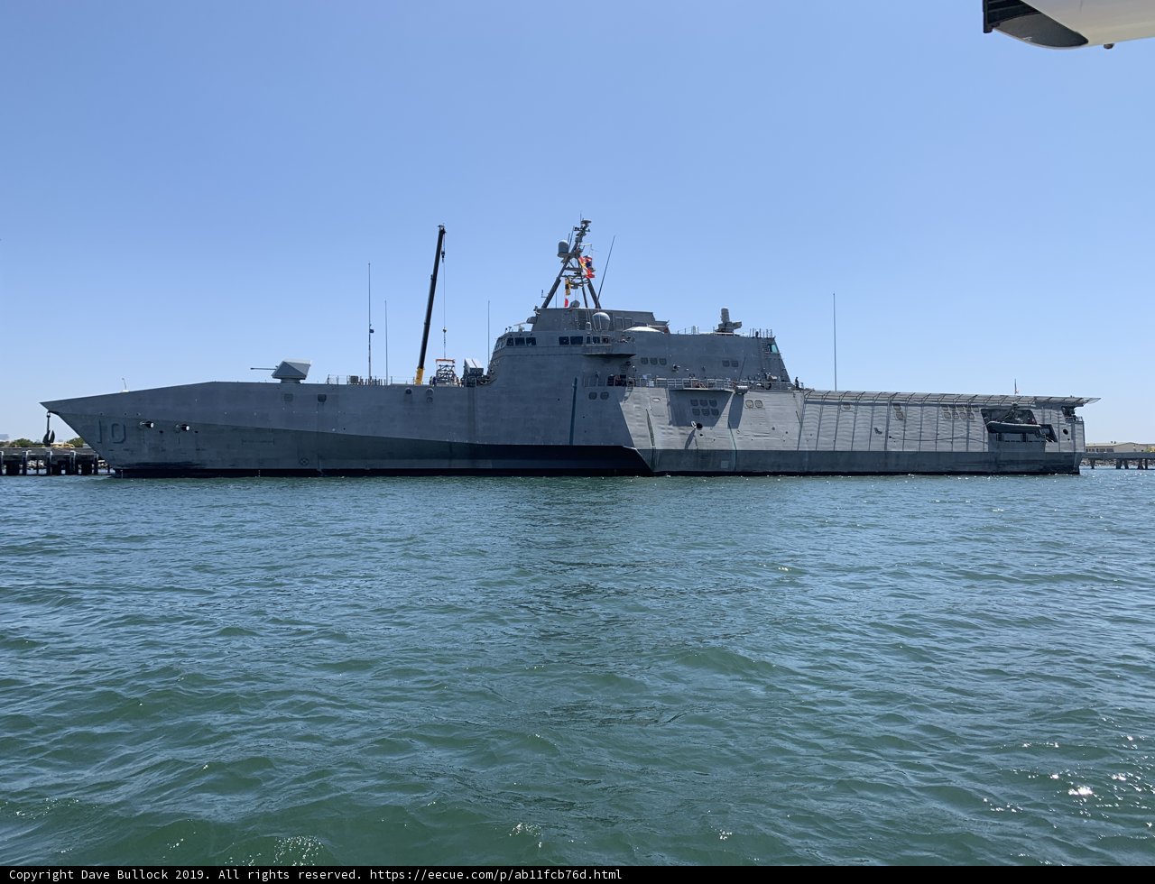 Mighty Naval Destroyer in North San Diego Bay