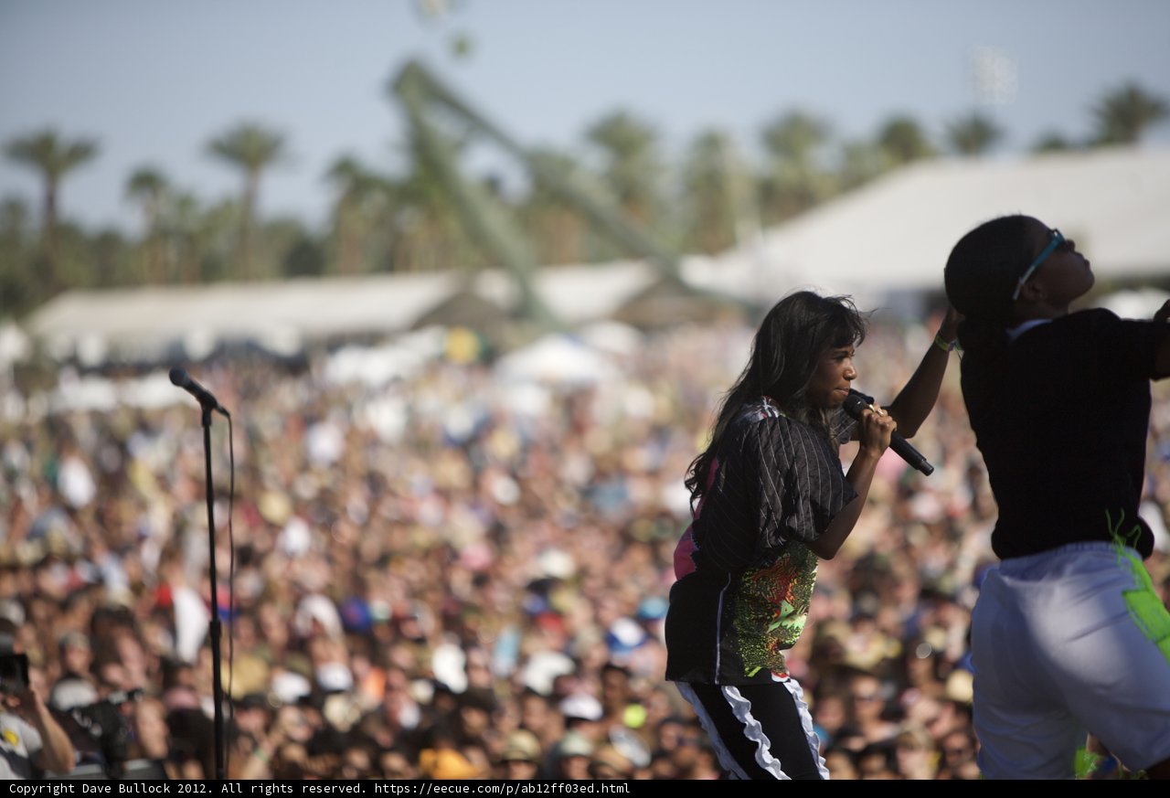 Santigold Takes the Stage at Coachella Music Festival