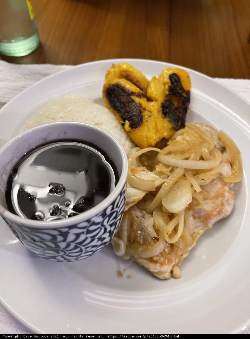 Delectable Chicken and Rice Platter