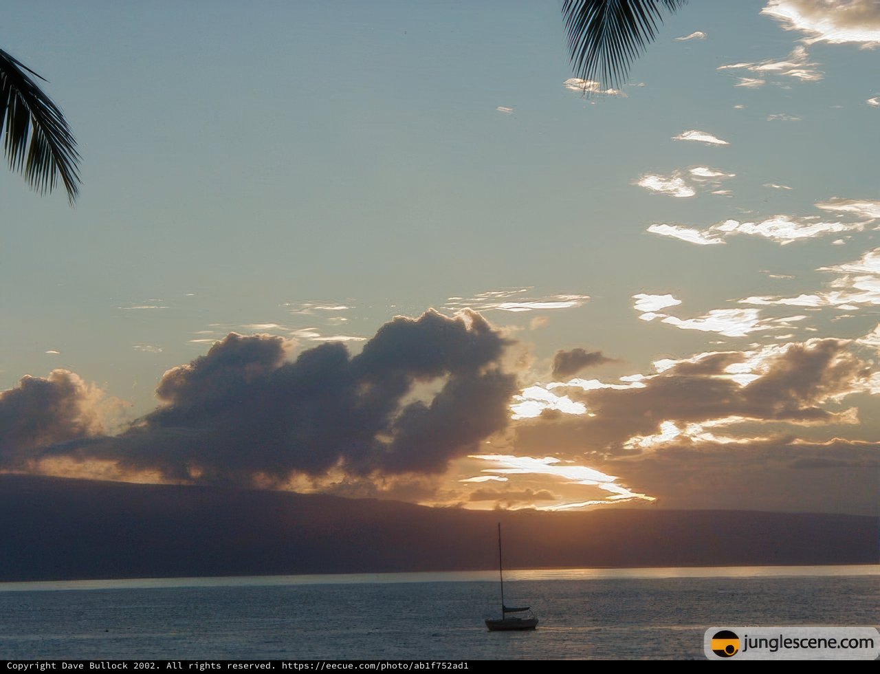Sunset Sailboat on the Lake