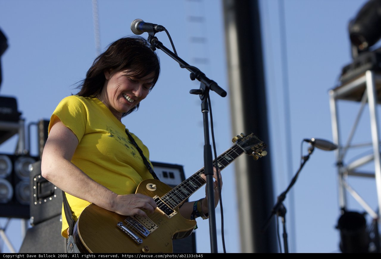 Kim Deal Shreds in the California Sun