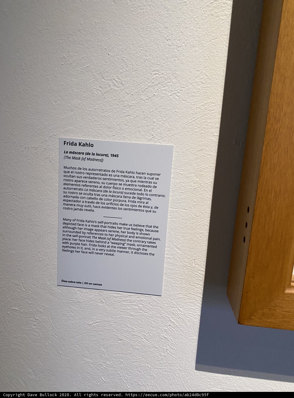 Document on the wall