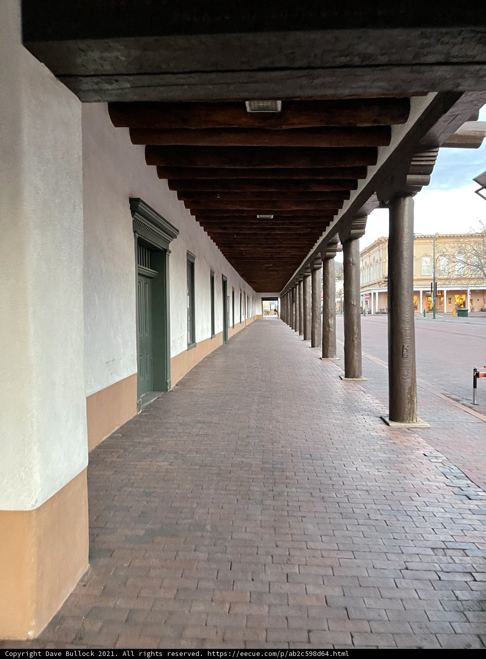 The Majestic Walkway of Palace of the Governors