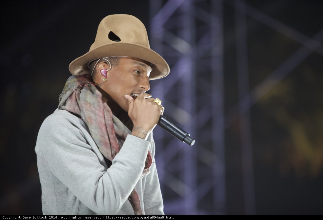 Pharrell Williams Brings the Heat to Coachella