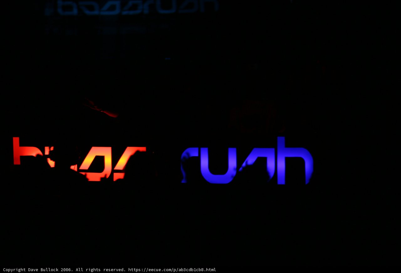 Brave Rush Illuminated with Neon Sign