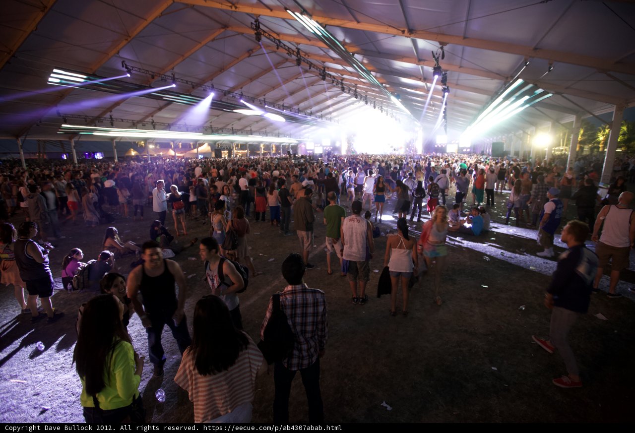 Urban Concert Crowd at Coachella 2012