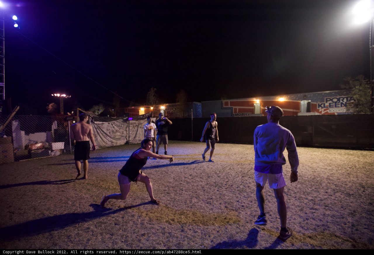 Frisbee Fun Under the Night Sky